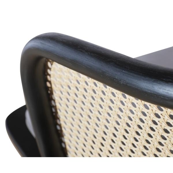 Executive Office Guest Rattan Office Chairs PU Upholstery 70cm Adjustable 10.5 Kg