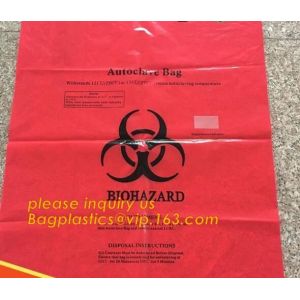 Biohazard Waste Garbage Bag, hazardous waste yellow plastic bag asbestos garbage bag, biohazard zipper bag, bagease, pac