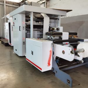 6 Color Central Drum Flexo Printing Machine For Non Woven