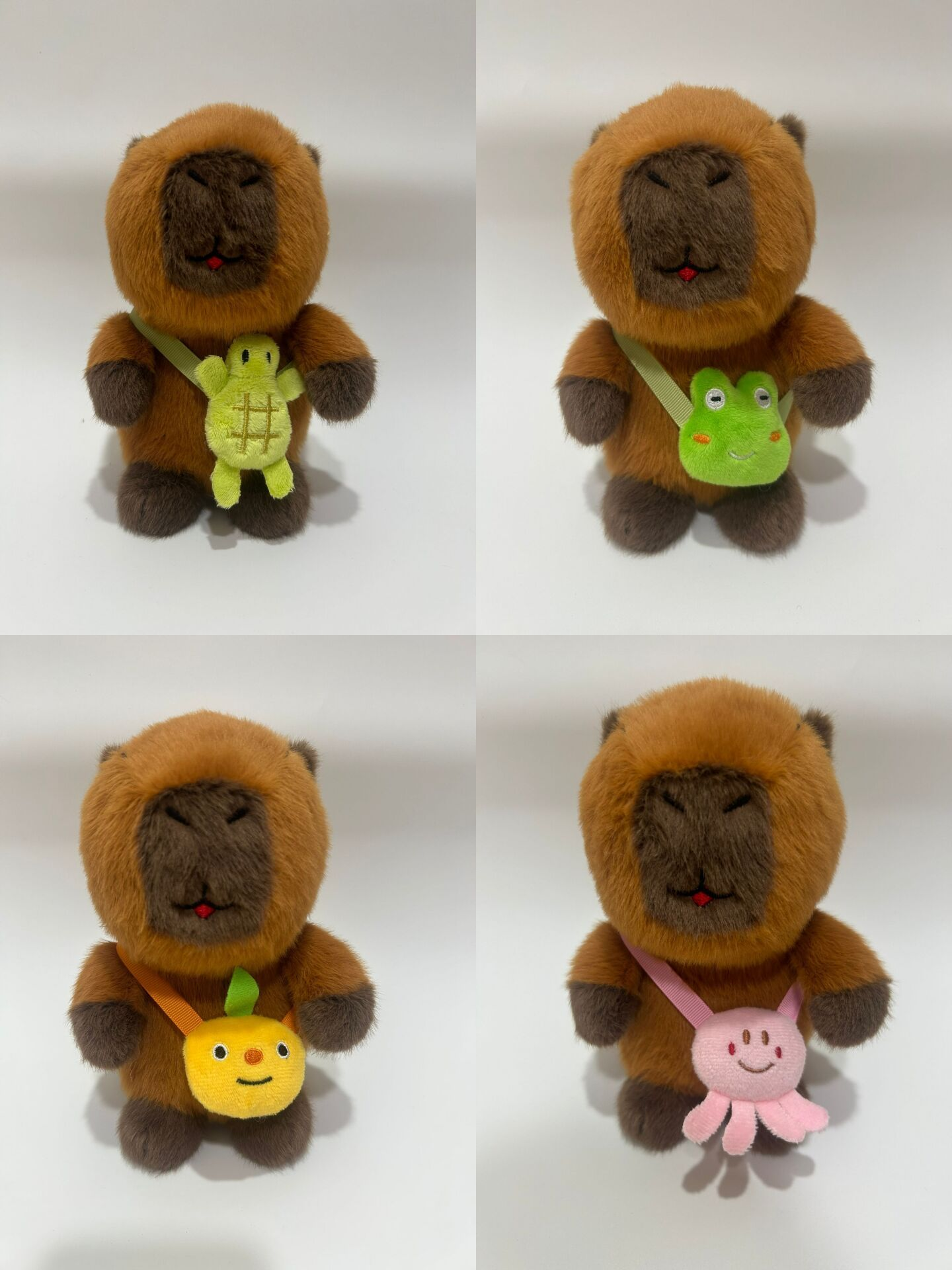 Talking Back & Moving Capybara with Different Satchel Plush Toy Electronic Toy
