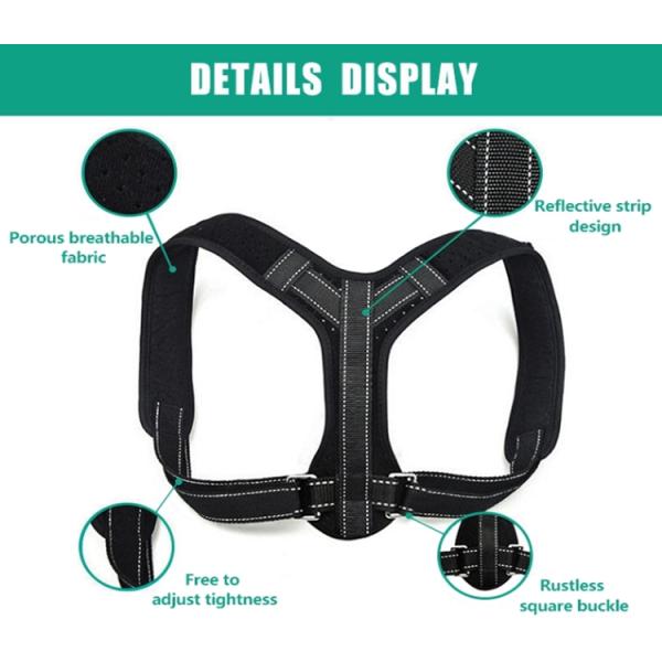 Shoulder Pain Relief Comfortable Upper Back Support Clavicle Support Clavicle Posture Corrector for Men and Women