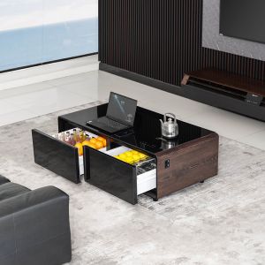 Living Room Furniture Modern Tea Table Combined with Boiling Kettle Coffee