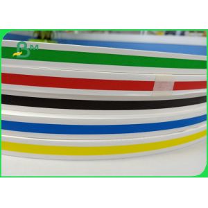 Size 15mm 60gsm Biodegradable Colored Straw Paper Roll For Making A Straw