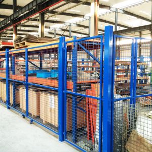 Wire Mesh Security Fence Aluminium Alloy Safety Fence Warehouse Fence