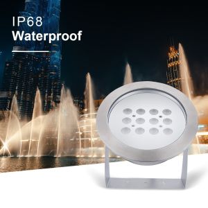 Colorful Fountain LED Underwater Spot Light Surface Mount IP68 LED Spotlight