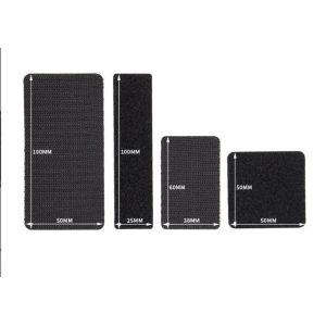 Peel And Stick Square Hook And Loop Tape Adhesive Strong Adhesive Backing