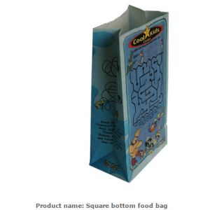 Food paper bread bakery packaging bags with window, Bread packaging no moq