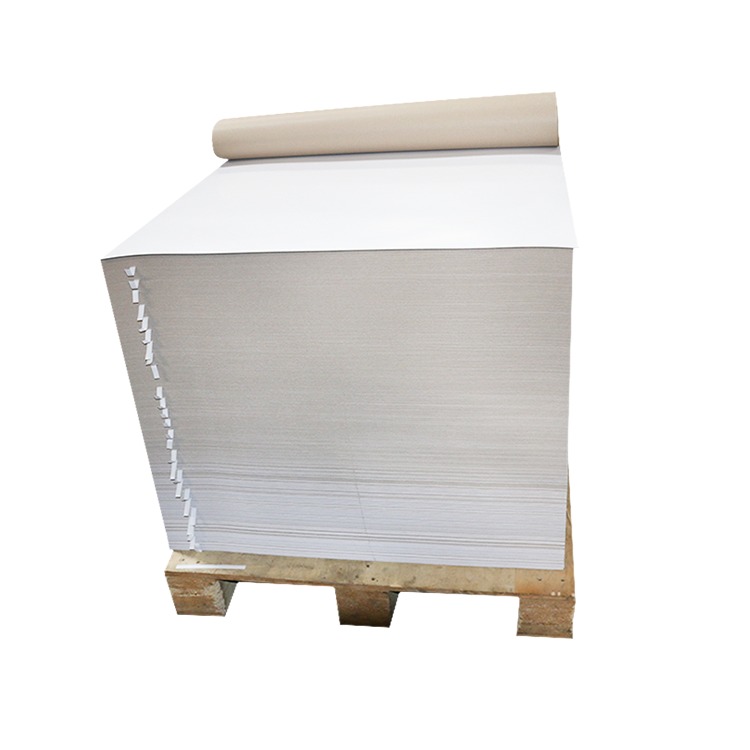 Cheap Customized Duplex Board Paper with 170~500 GSM and 0.2mm~0.54mm Thickness Made from Mixed Pulp for sale