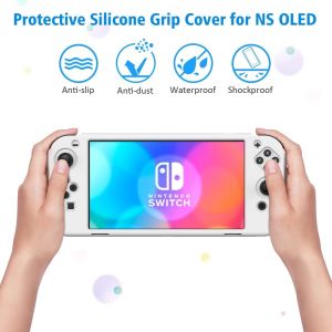 Protective HOXC Dockable Switch OLED Silicone Protective Case, New Released Soft