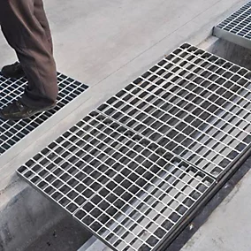 Hot Dip Galvanized Steel Grating Drain Cover with Ventilation Lighting and Heat Dissipation Properties