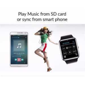 240 * 240 Piexl Resolution Bluetooth Smart Bracelet Support Sim / TF Card