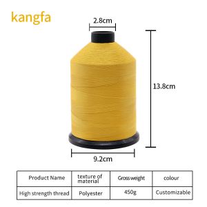 Leather Thread Bonded Nylon Thread 1 LB Bondednylon Tex 135/BT-138 for Stitching