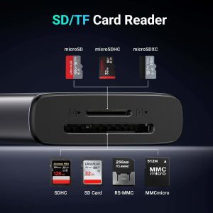 Revodok Pro 107 Network Device 7 In 1 10Gbps USB C 3.2 USB-A 3.2 100W SD TF Card