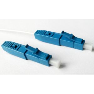 Single Mode LC Upc Fiber Connector , Blue Fiber Optic Cable Connectors