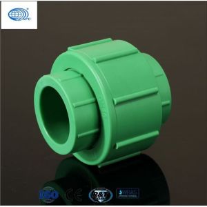 ISO9001 CE PPR Plastic Pipe Union Coupling For Water Supply System