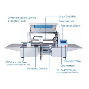 AC220V SMT Pick And Place Machine for Smooth and Precise Production