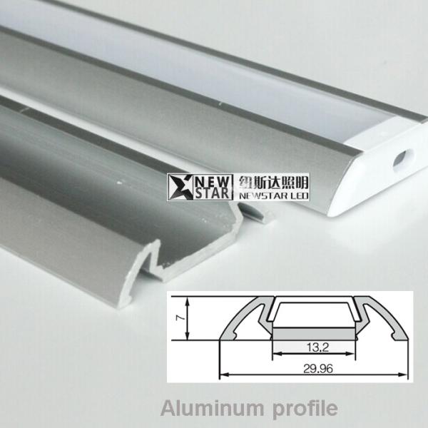 10/12mm width PCB strip light U shape Al channel accessory surface mounted aluminum profile used for home lighting