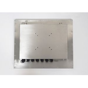 IP67 Waterproof Stainless Steel Panel PC All In One Fanless Touch Screeen DC 12V