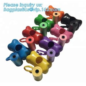 China Pet Supplies Cheap Dog Poop Bags Pet Waste Bags Refill Rolls Pet Garbage Bag with Dispenser, Disposable Biodegradable Pe on sale