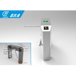 Cheap Gym Entrnace Vertical Tripod Turnstile Security Access Control With Card Reader for sale