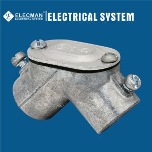 Cheap 90 Degree Zinc EMT Conduit Pull Elbows Set Screw EMT Fitting 1/2&quot; - 1-1/4&quot; for sale