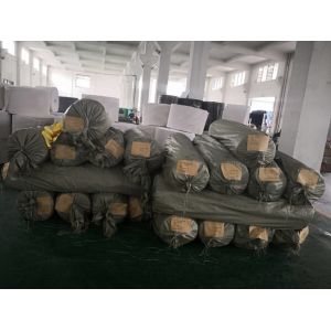 570g Tapestry Knitting Mat Odorless Pvc Non Slip Mat Beige Color 1.65mx50m Per