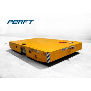 Rubber Wheel Battery Power Material Loading Equipment Electric Transfer Cart For Industrial