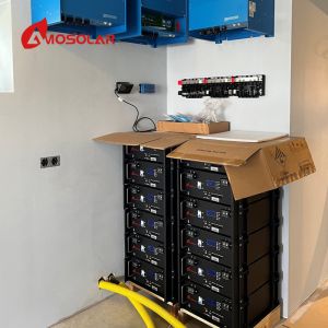 Amosolar 5KWH 10KWH Deep Cycle Server Rack Mount For Home Solar Storage LFP