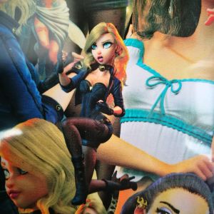 INK025 Cartoon Pattern Hydrographic Film Water Transfer Printing