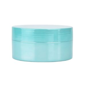 ISO9001 Sunk Bottom 330ml Blue Cosmetic Cream Jar