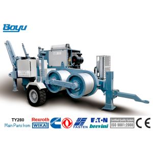 Cheap 28 Ton Hydraulic Tension Stringing Equipment With High Power 280kN for sale
