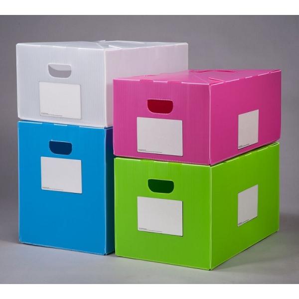 Quality Polypropylene pp Corrugated Plastic Foldable Moving Box Plastic handle corrugated paper packing box wholesale
