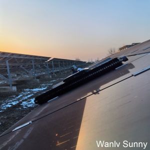 PLC Controlled Smart Cleaning Robot for Dry Cleaning or Water Washing of Solar