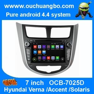 China Ouchuangbo Auto Multimedia GPS Navigation Hyundai Verna /Accent /Solaris Android 4.4 DVD P on sale