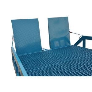 8000Kg Manual Mobile Dock Ramp , Mechanical Durable Mobile Loading Dock