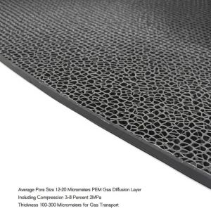 Average Pore Size 12-20 Micrometers PEM Gas Diffusion Layer Including Compressio