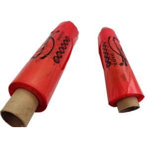 durable Embossed Singlet Shopping Bags Easy Opening T Shirt Trash Bags