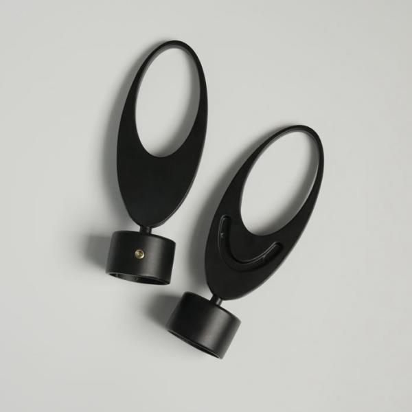 Quality Durable Adjustable Living Room Iron Curtain Rod Finials wholesale