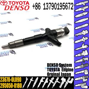 295050-0180 Common Rail Fuel Injector OEM For TOYOTA Hilux 2KD-FTV