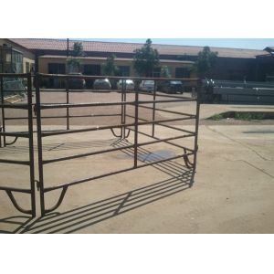 Low Carbon Steel Cattle Fence Panels 1.8m High With Square / Oval / Round Tube