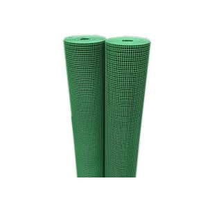 0.5mm Light Green Coated Welded Steel Wire Mesh Hole Size 6x6mm For Garden