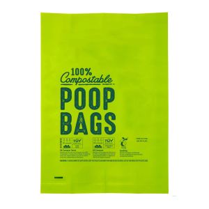 Factory Custom LOGO 100% Biodegradable Cornstarch Compostable Plastic Dog Poop