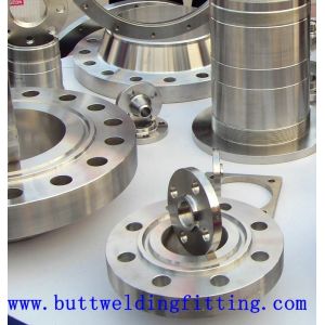 Forged Stainless / Carbon Steel Pipe Flanges , A182 / F51 Forgings Flanges And Fittings