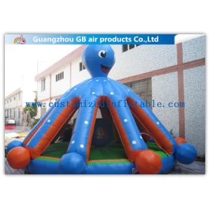 Vivid Inflatable Octopus Bouncer , Giant Octopus Inflatable Bouncy Castle Toy