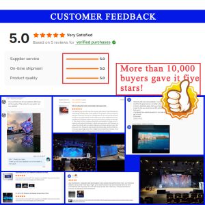 High Brightness 4500-5000 cd Rental LED Display with 16:9 and 4:3 Aspect Ratio