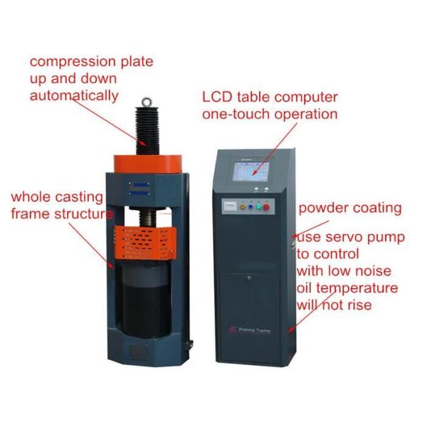 Quality Automatic PC Compression Testing Machine with Servo Control wholesale