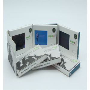 China Multi style 2.4inch Pocket Video Brochure Card with Magnetic switch on sale