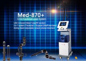 Cheap Vertical RF Tube Fractional Co2 Laser Body Beauty Machine for Acne Scar Removal for sale