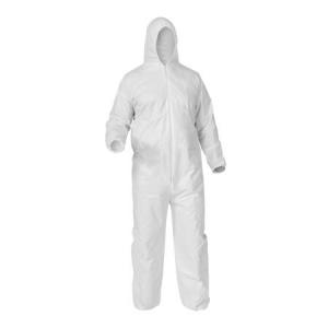 Lightweight Soft Disposable Protective Coverall For Food Industry / Medical