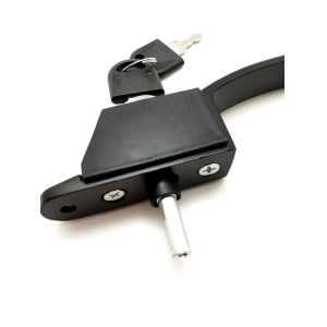 Bend Shape Aluminium Window Handle Lock Traditional Style OEM